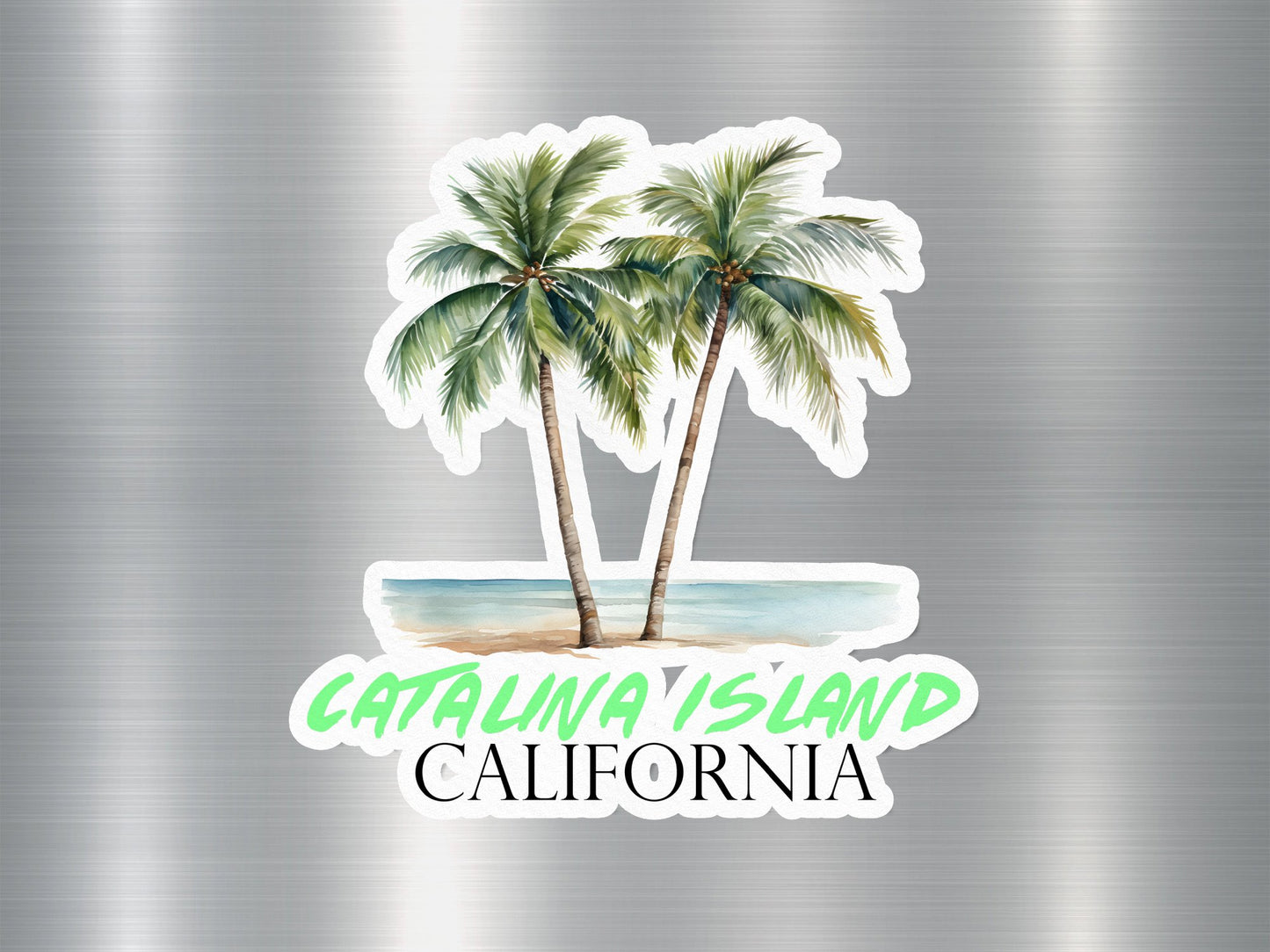 Wholesale Catalina Island California Palm Tree Sticker