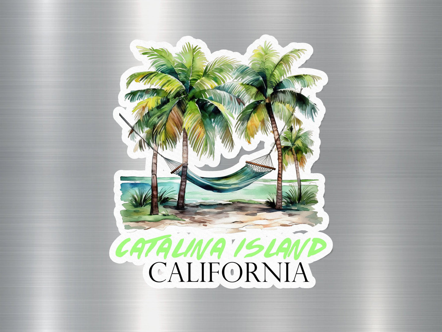 Wholesale Catalina Island California Hammock Sticker