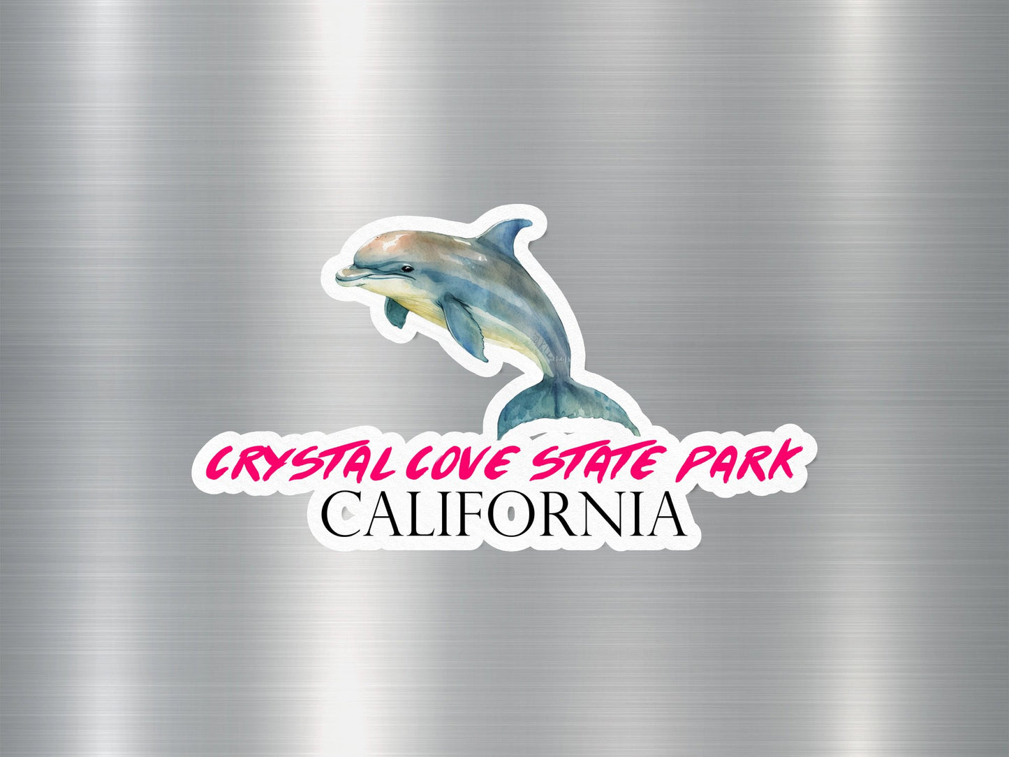 Wholesale Crystal Love State Park California Dolphin Sticker