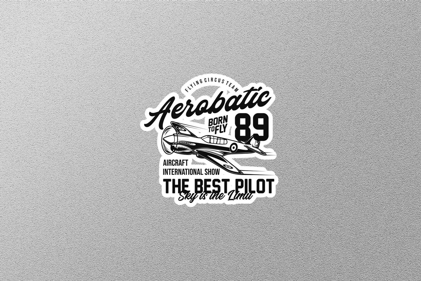 Wholesale Aerobatic Born to Fly USA Sticker