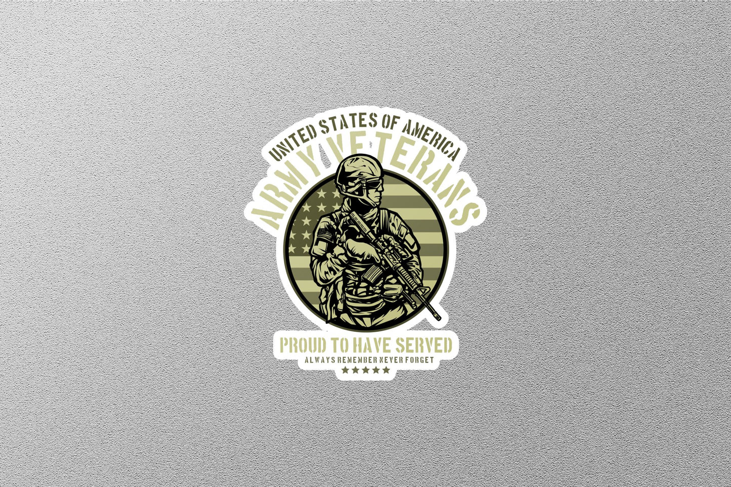 Wholesale USA Veteran Proud to Have Served Sticker