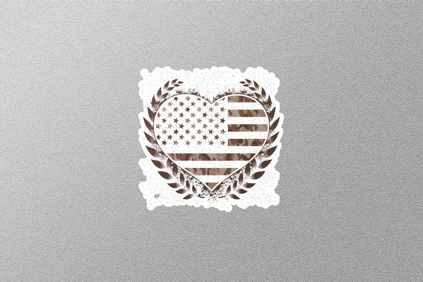 Wholesale USA Flag in Heart Sticker