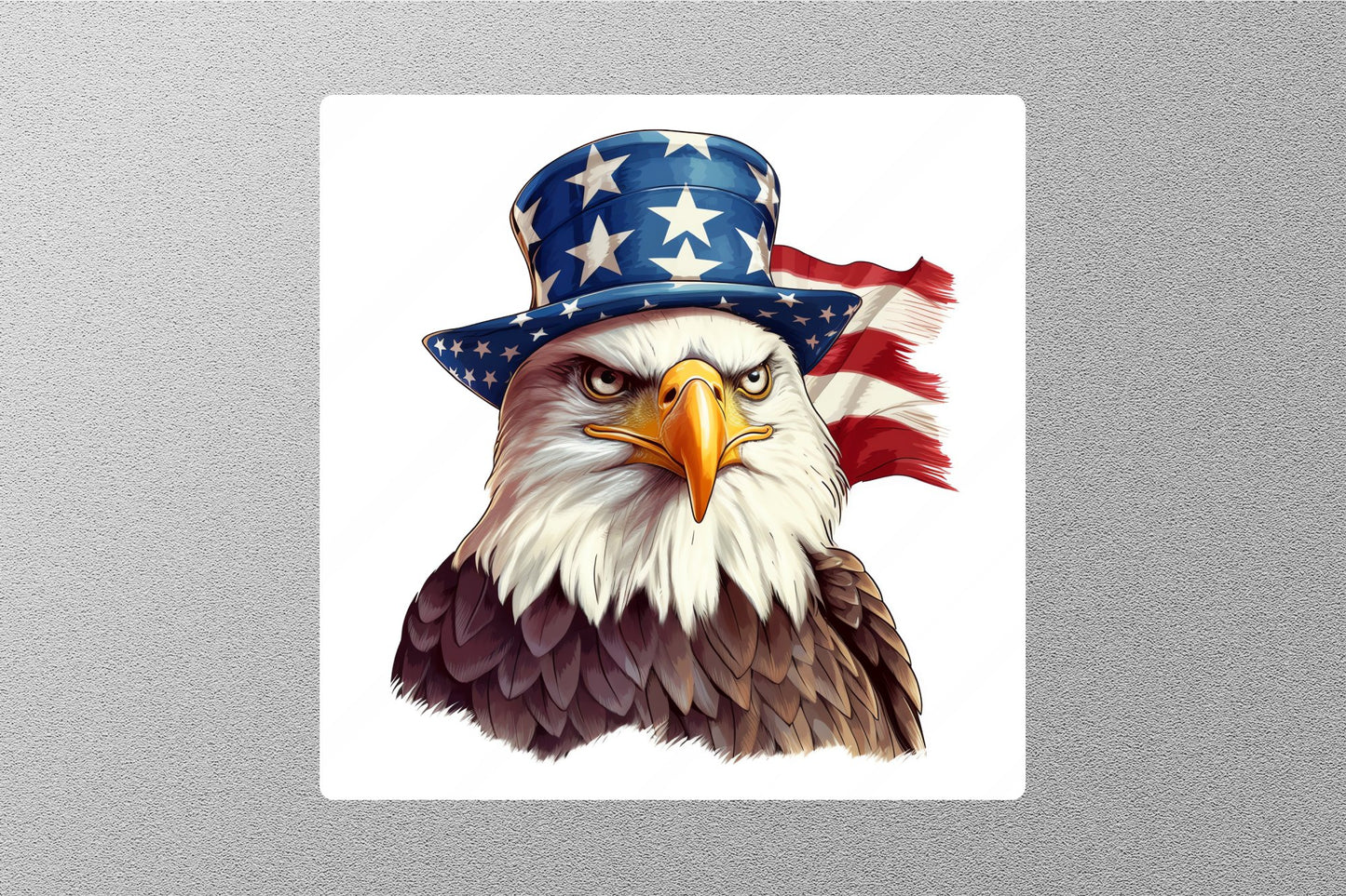 Wholesale Patriotic Eagle With American Flag Sticker