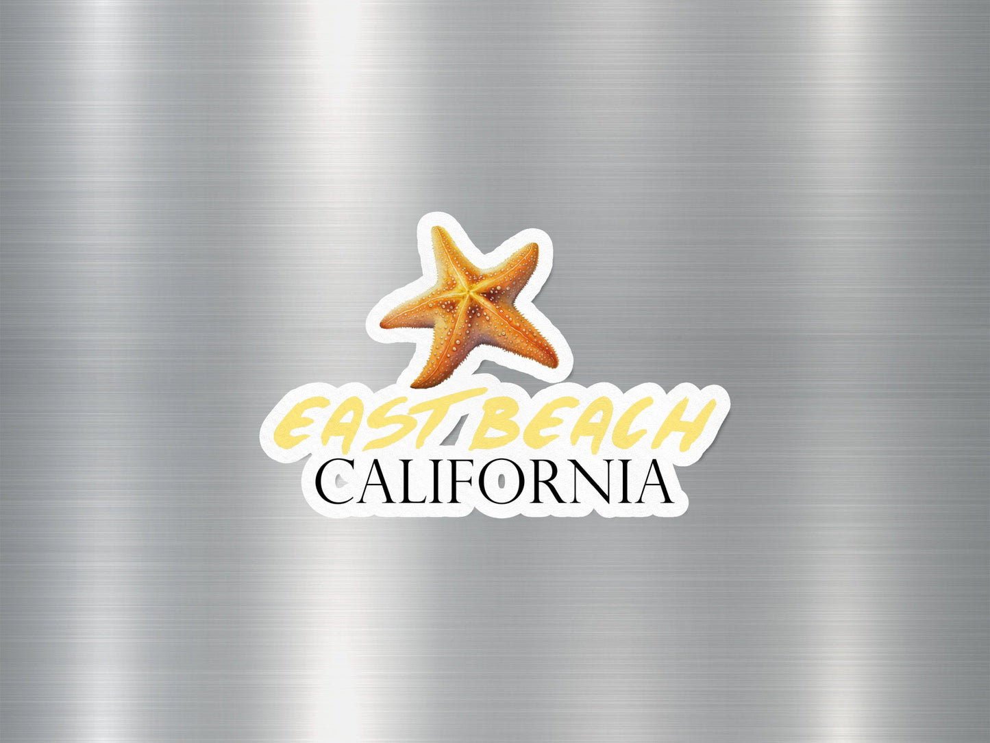 Wholesale East Beach California Starfish Sticker