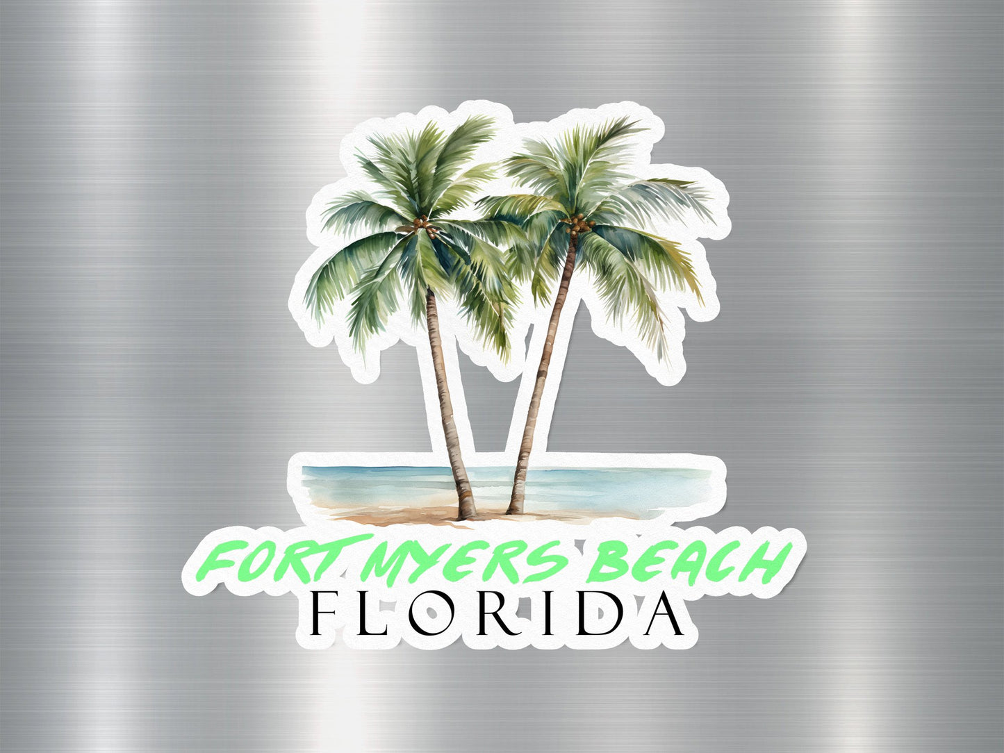 Wholesale Fort Myers Beach Florida Palm Tree Sticker