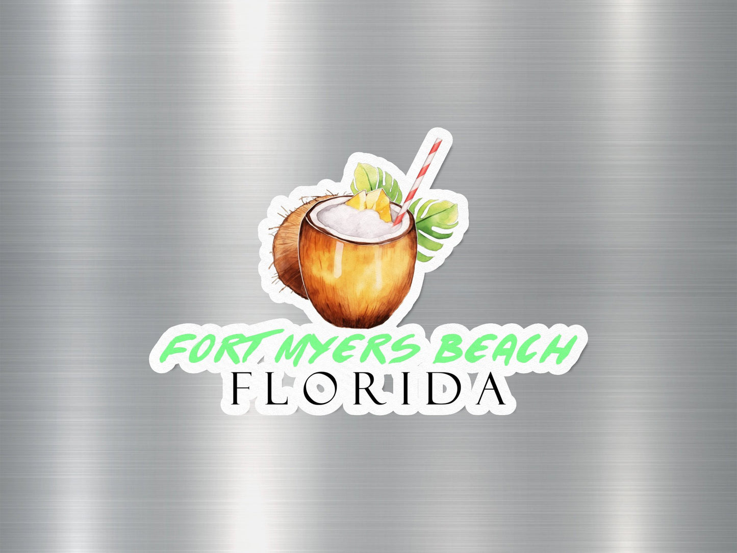 Wholesale Fort Myers Beach Florida Coconut Sticker