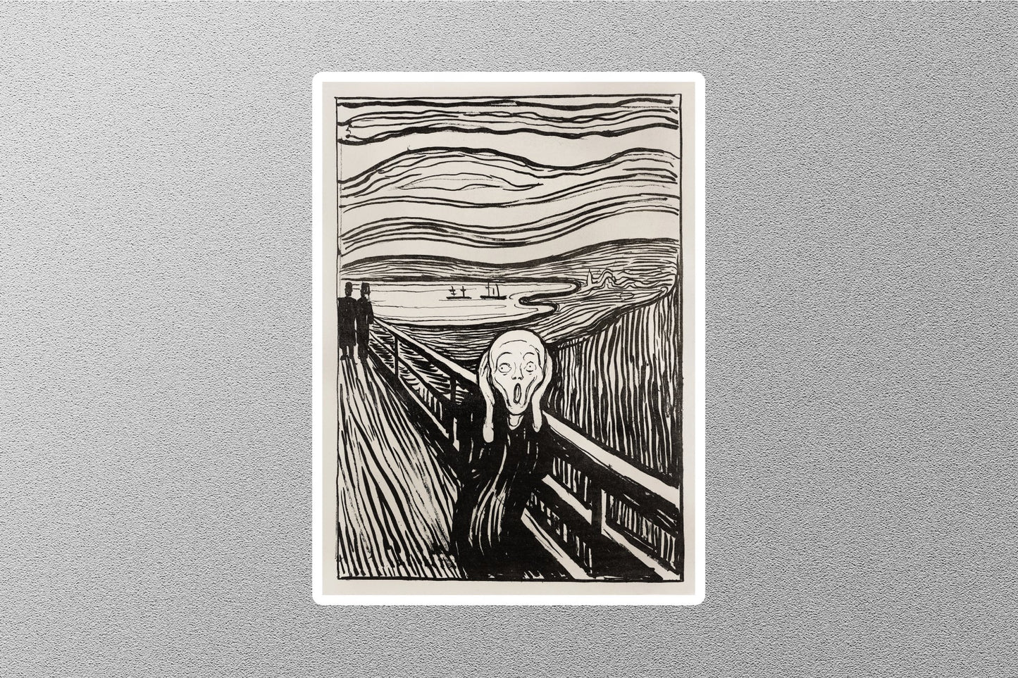 Wholesale The Scream Plakat Art Sticker
