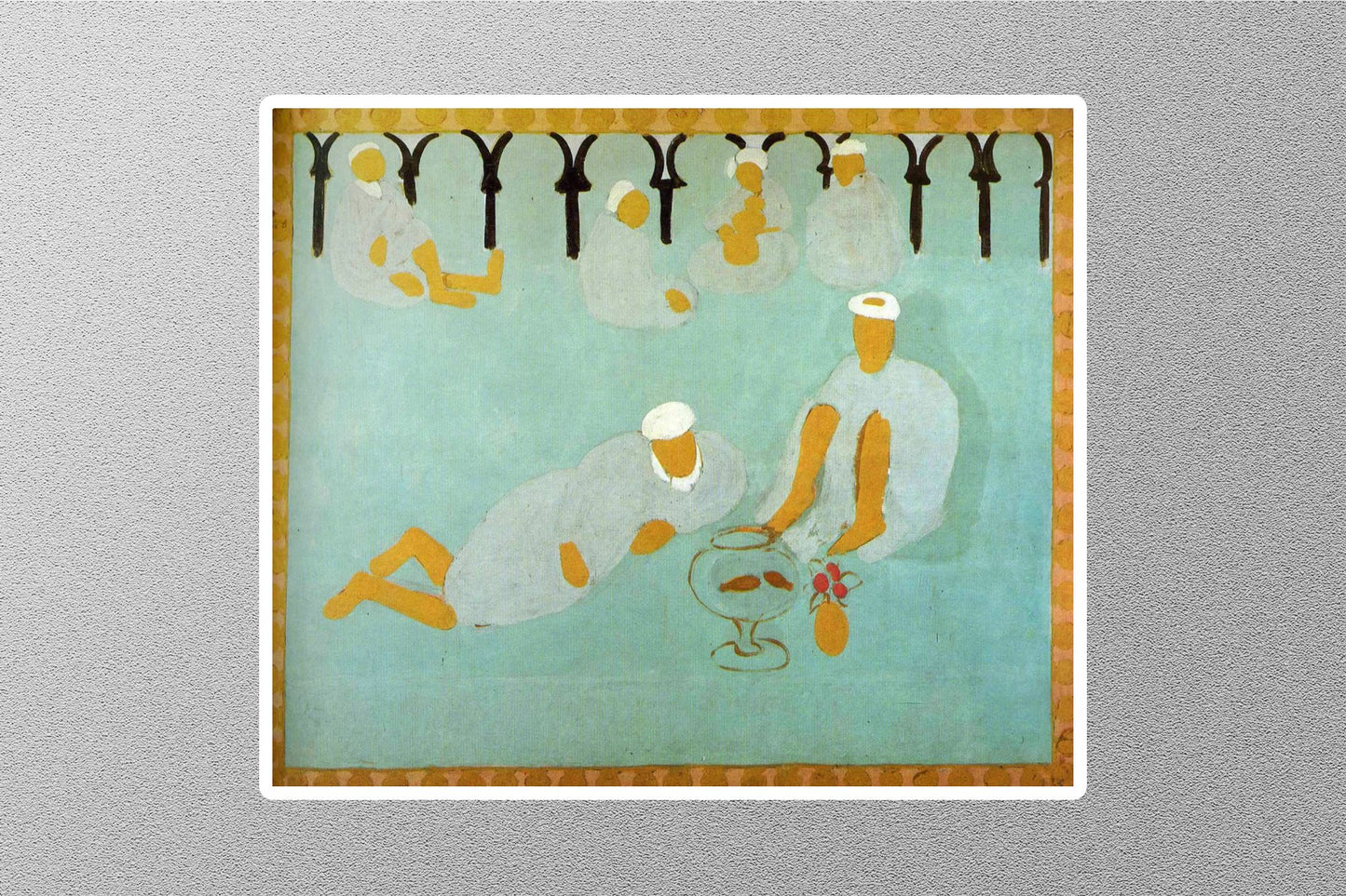 Wholesale Arab Coffeehouse Art Sticker