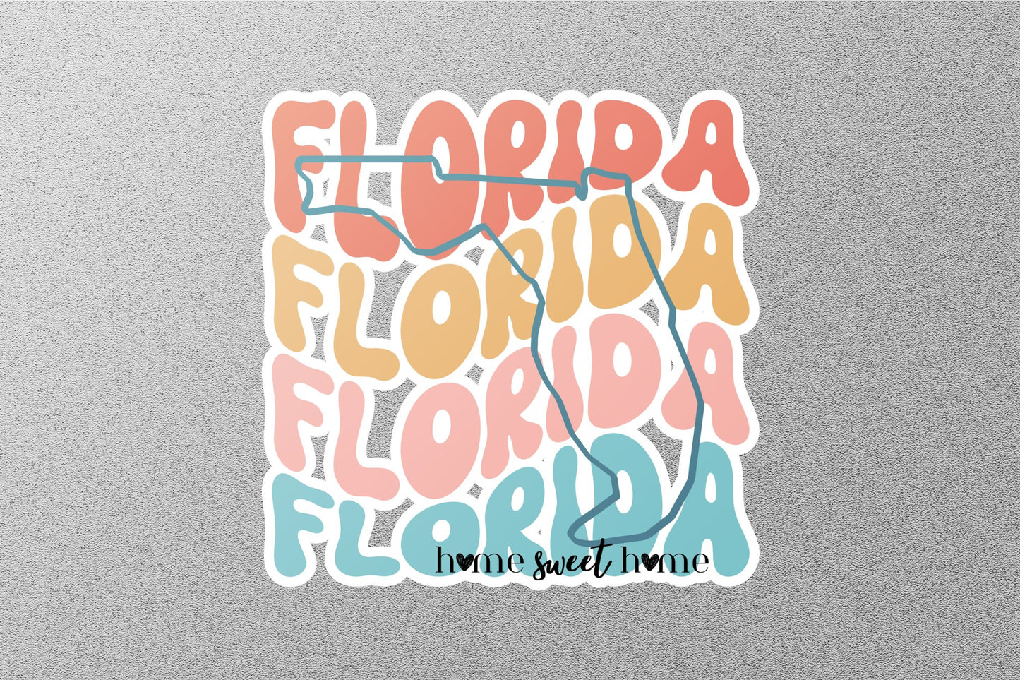 Wholesale Retro Florida Sticker
