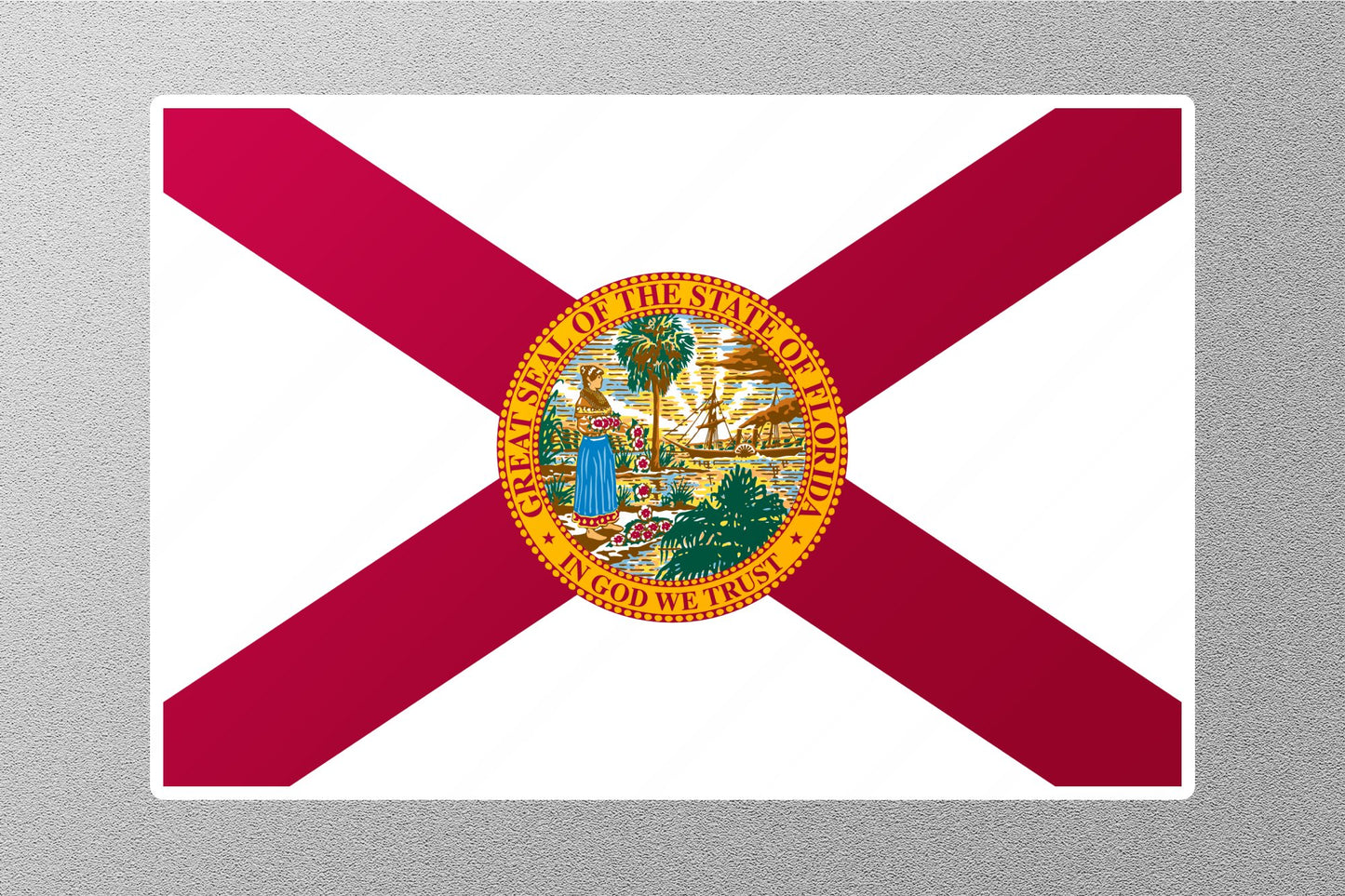Wholesale Florida State Flag Sticker