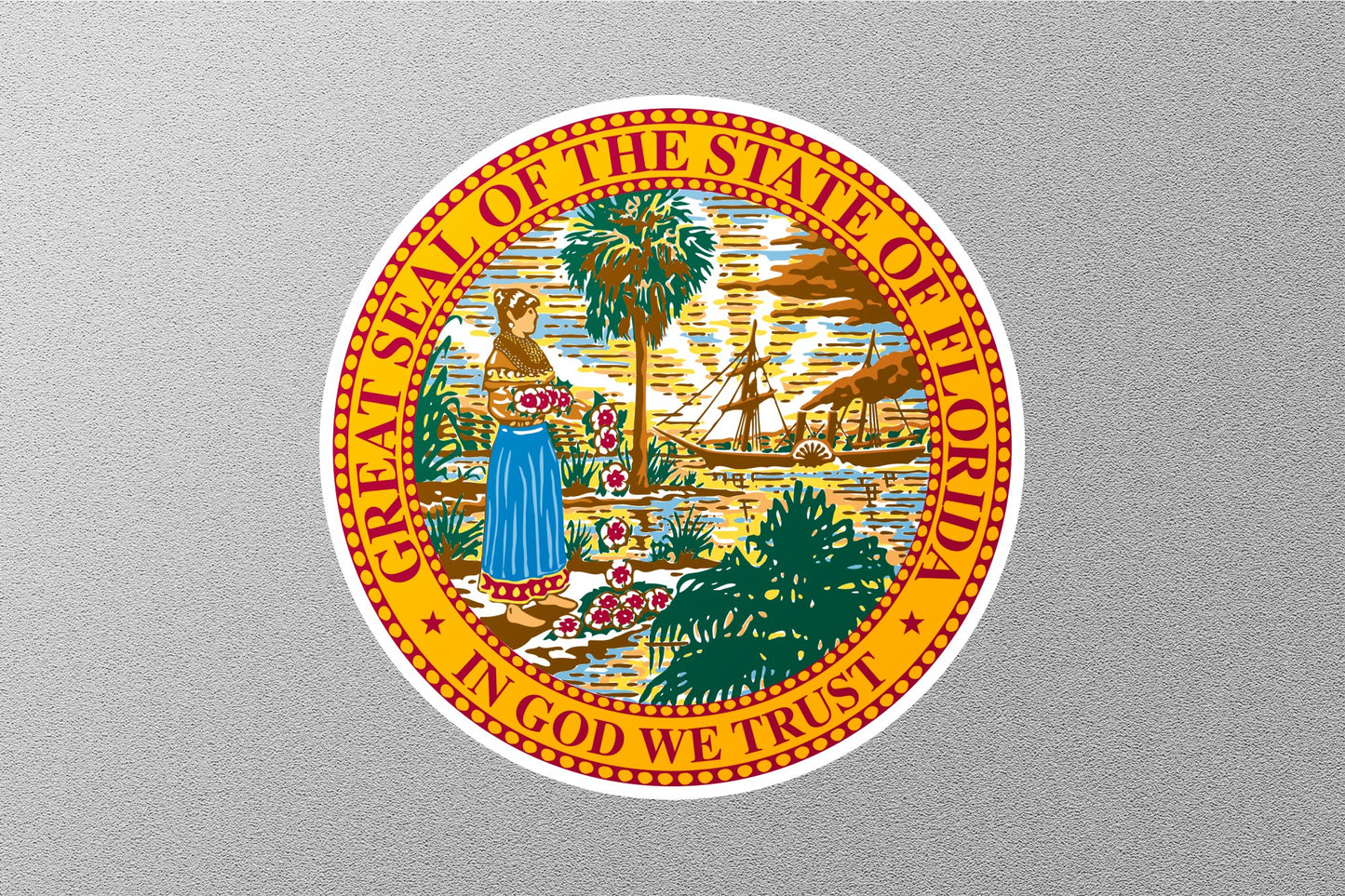 Wholesale Florida State Flag Sticker