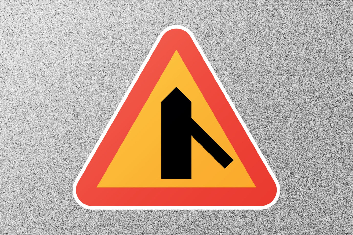 Wholesale Merging traffic vector Street Sign Sticker