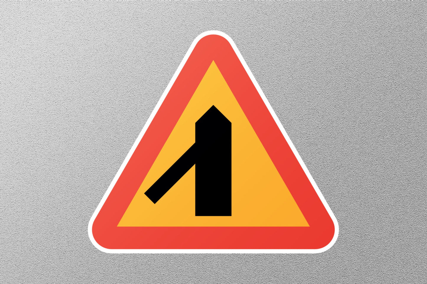 Wholesale Merging traffic vector Street Sign Sticker
