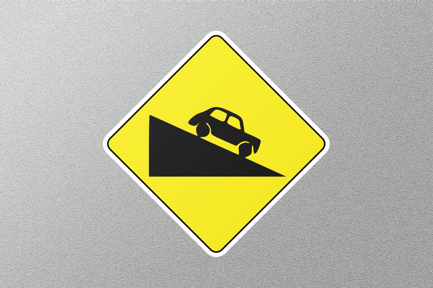 Wholesale Car Decline Street Sign Sticker