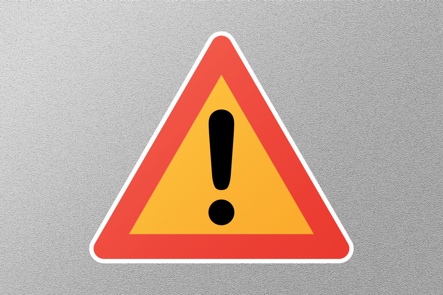 Wholesale Warning Road Street Sign Sticker