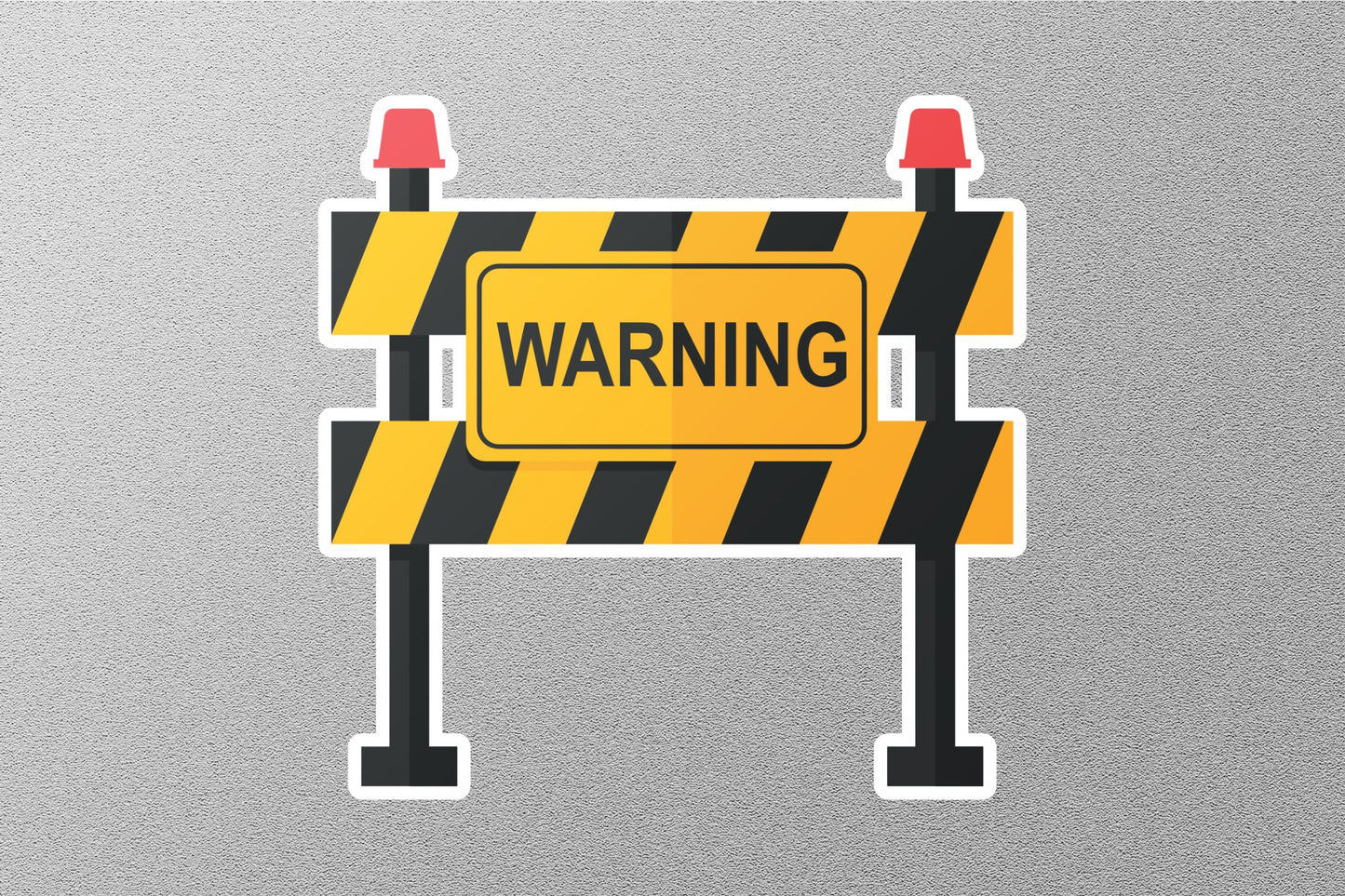 Wholesale Warning Street Sign Sticker