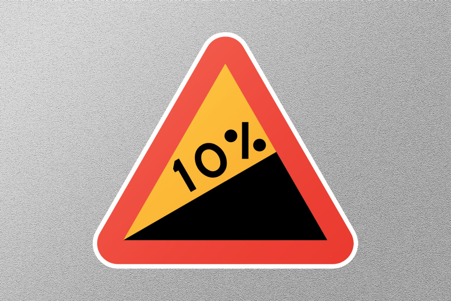 Wholesale Steep Hill Upwards Street Sign Sticker