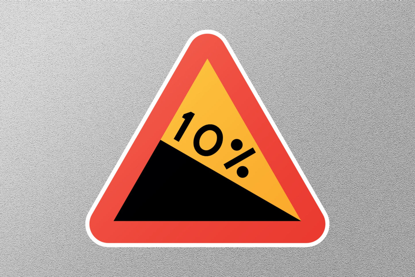 Wholesale Steep Hill Upwards Street Sign Sticker