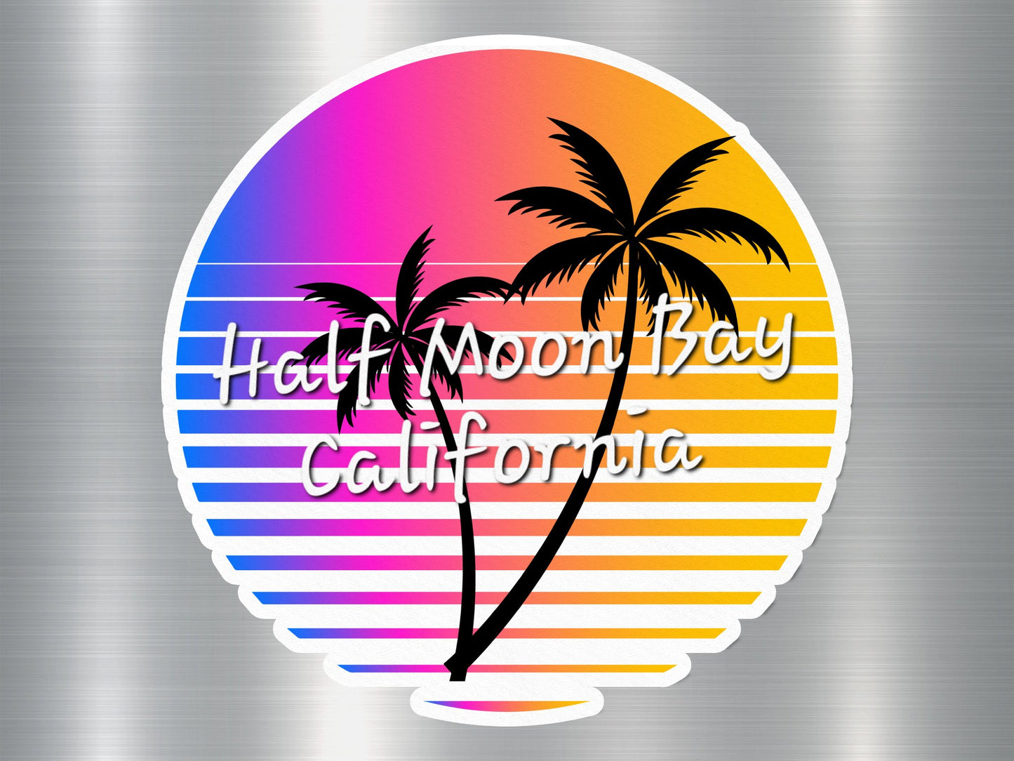 Wholesale Half Moon Bay 1 California Sticker