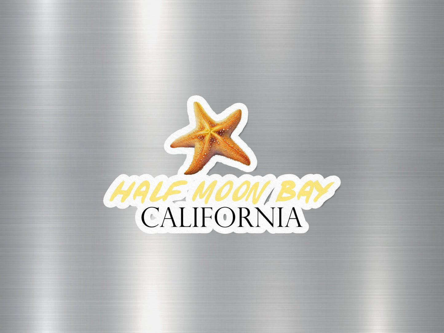 Wholesale Half Moon Bay California Starfish Sticker