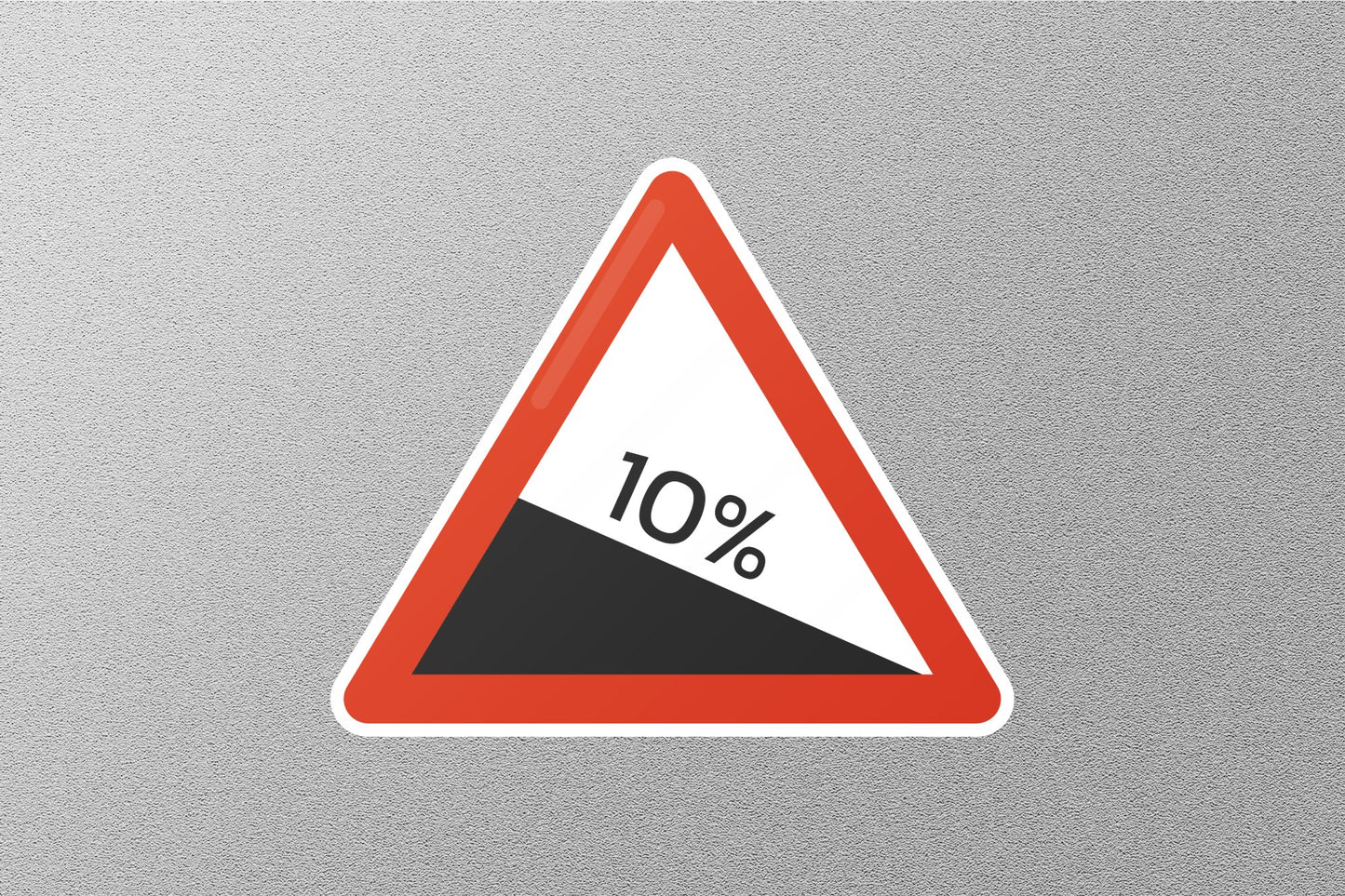 Wholesale Steep Hill Downwards Street Sign Sticker