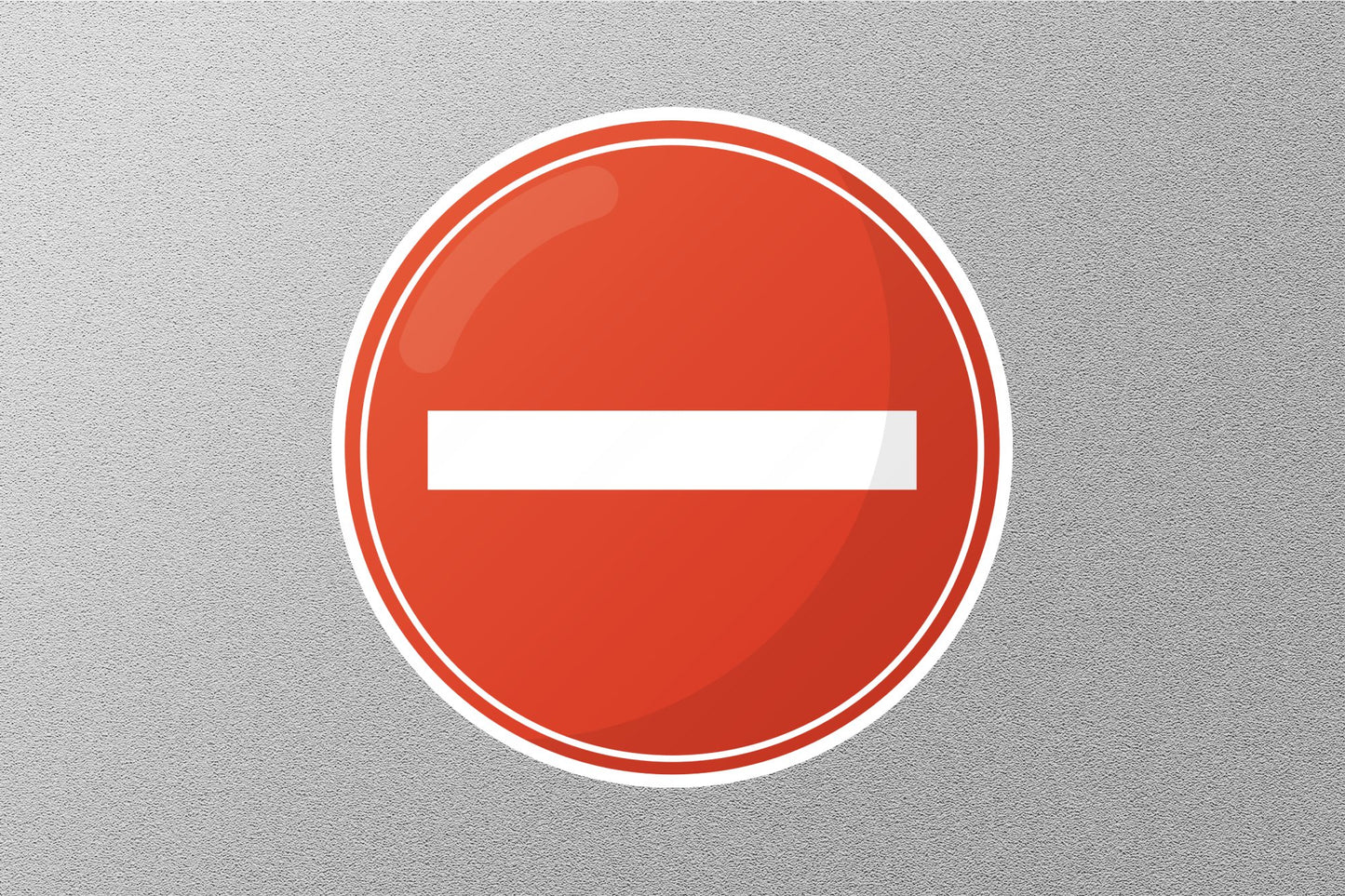Wholesale No Entry Road Street Sign Sticker