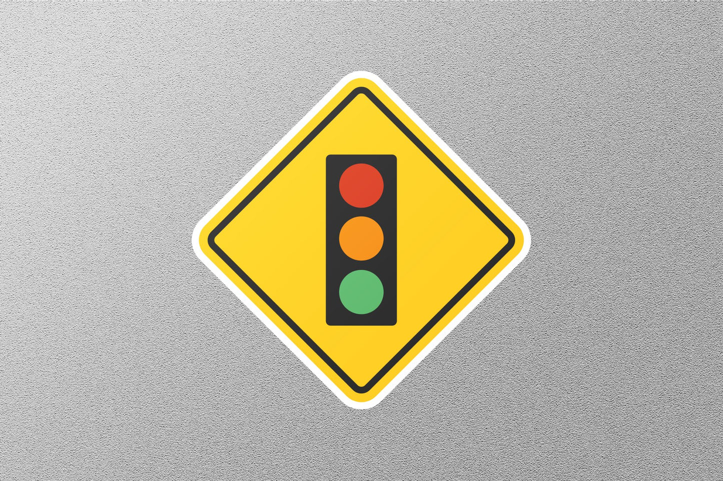 Wholesale Traffic Light Ahead Street Sign Sticker