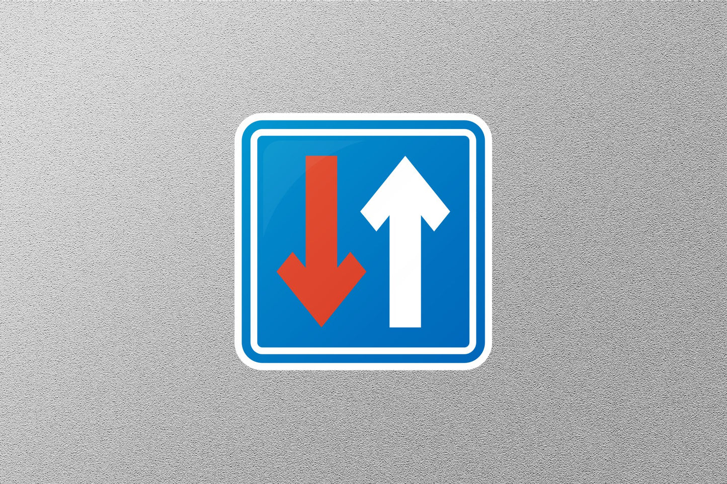 Wholesale Priority Over Oncoming Vehicles Street Sign Sticker