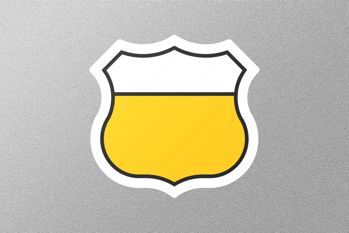 Wholesale Police Die Cut Street Sign Sticker