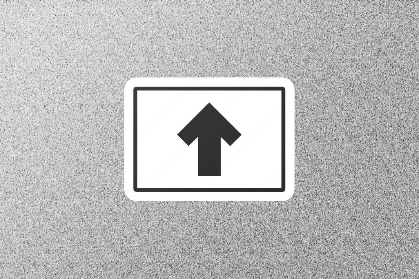 Wholesale Arrow Ahead Straight Street Sign Sticker