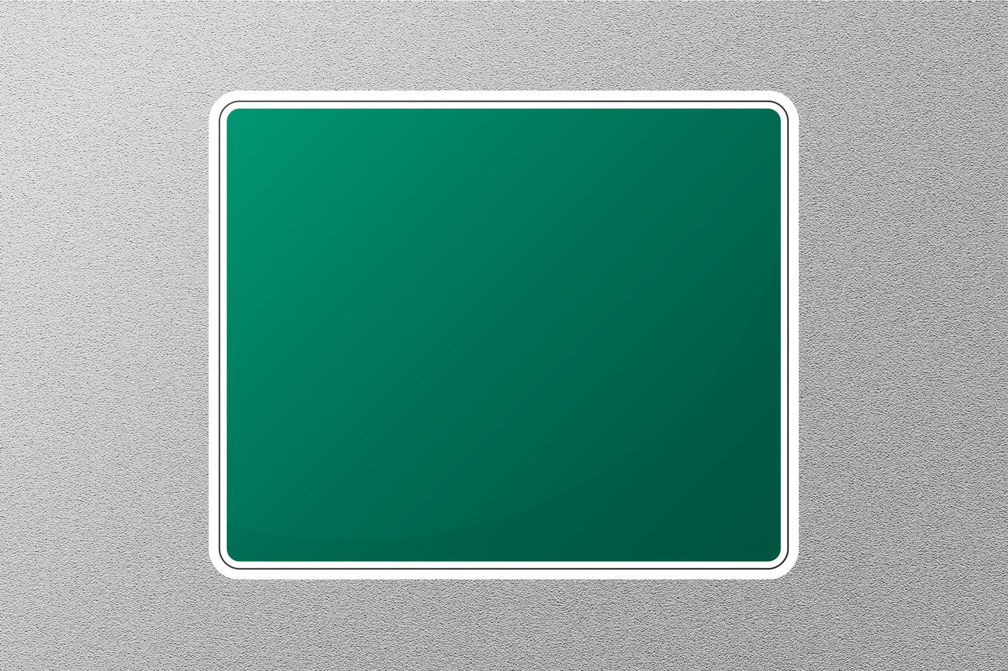 Wholesale Green Chock Board Street Sign Sticker