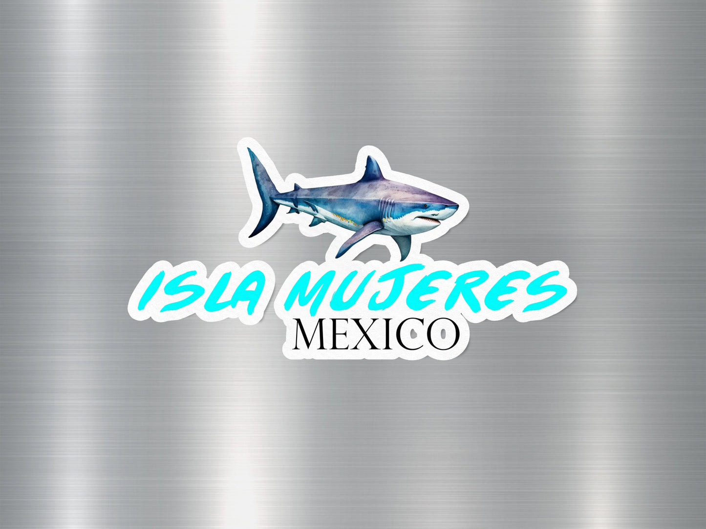 Wholesale Isla Mujeres Mexico Shark Sticker