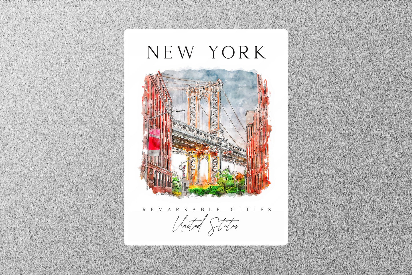 Wholesale New York Travel Sticker