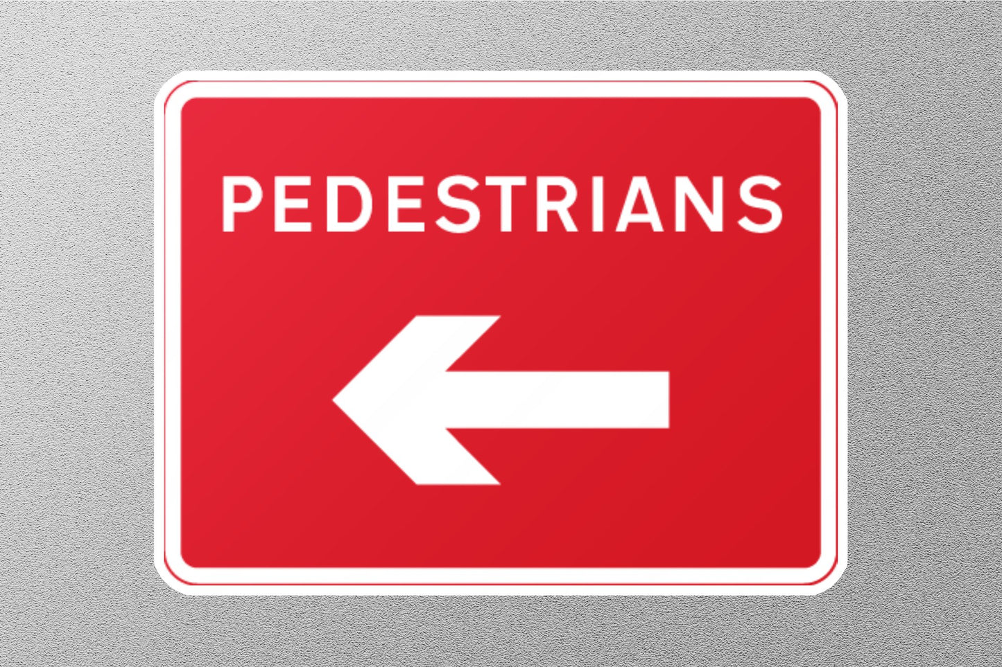 Wholesale Pedestrian UK Sign Sticker