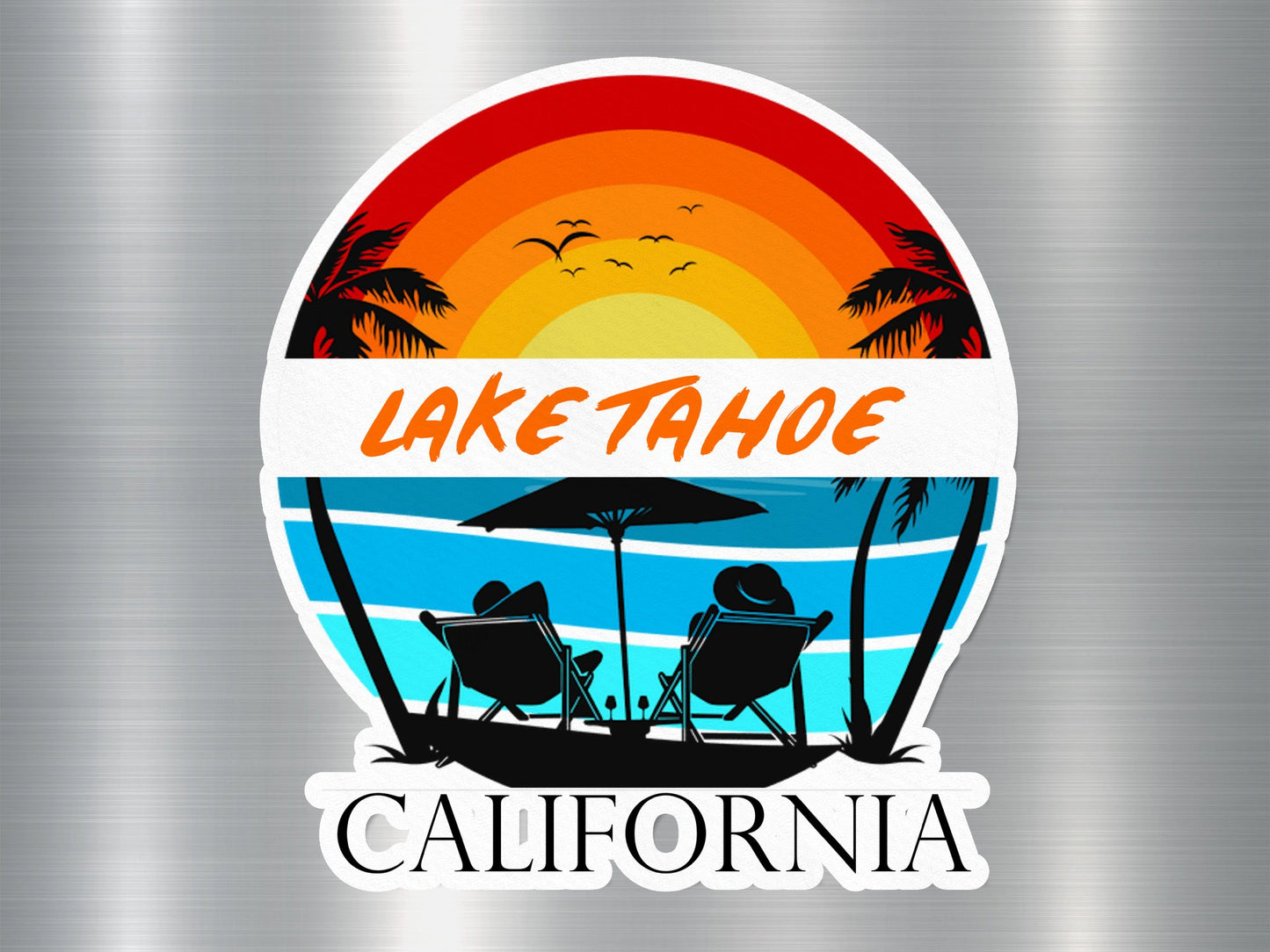 Wholesale Lake Tahoe California Sunset Sticker