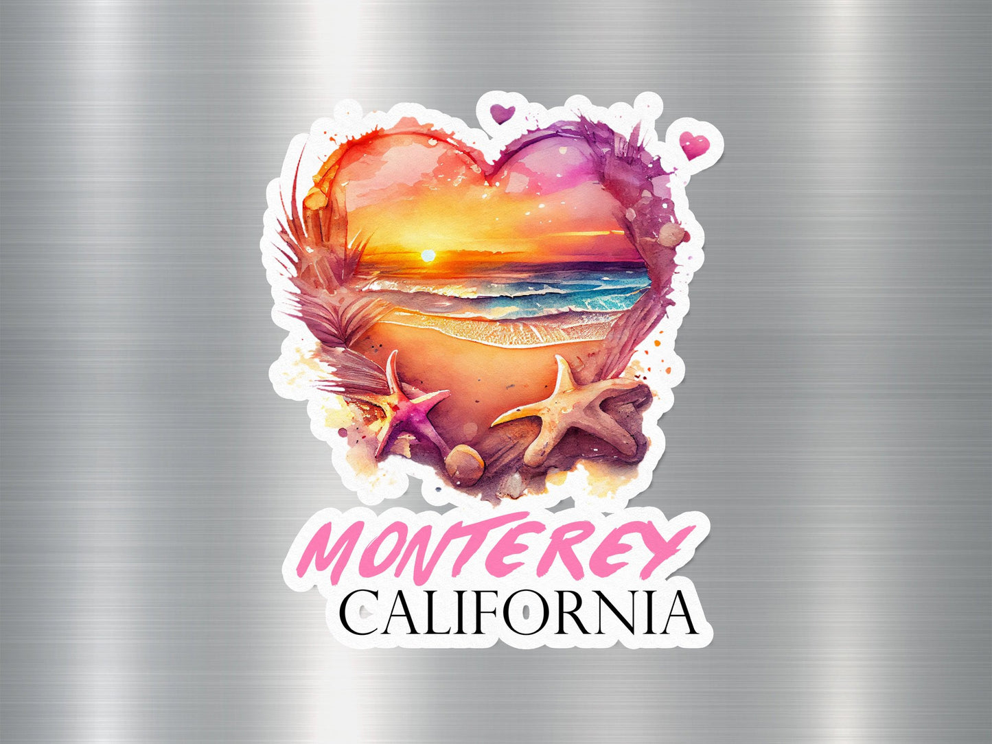 Wholesale Monterey California Heart Sticker