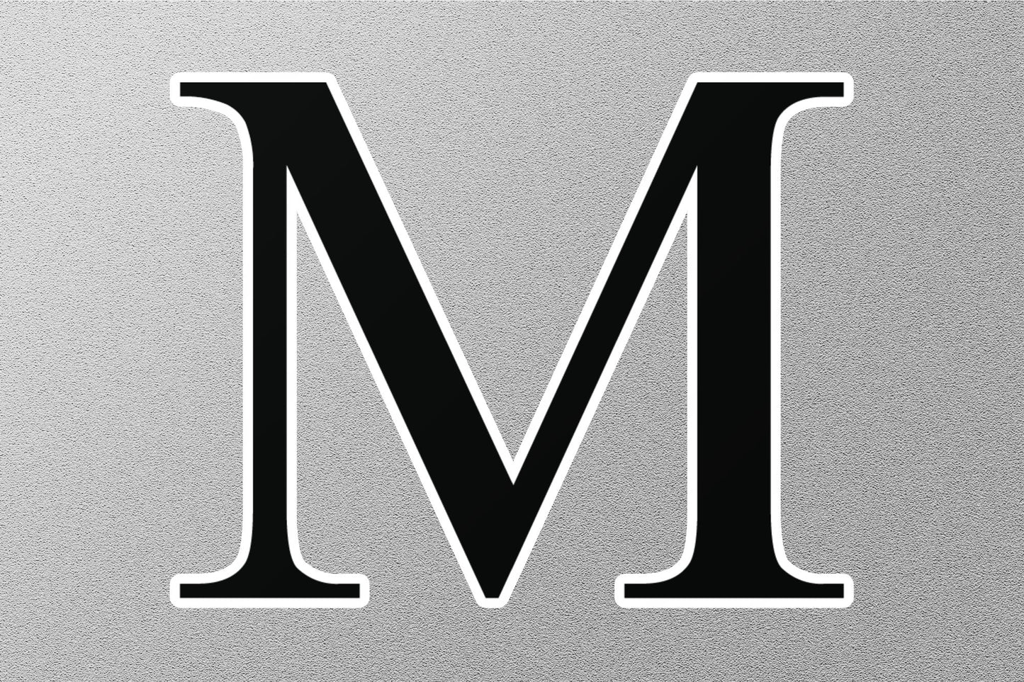 Mu Greek Alphabet Sticker