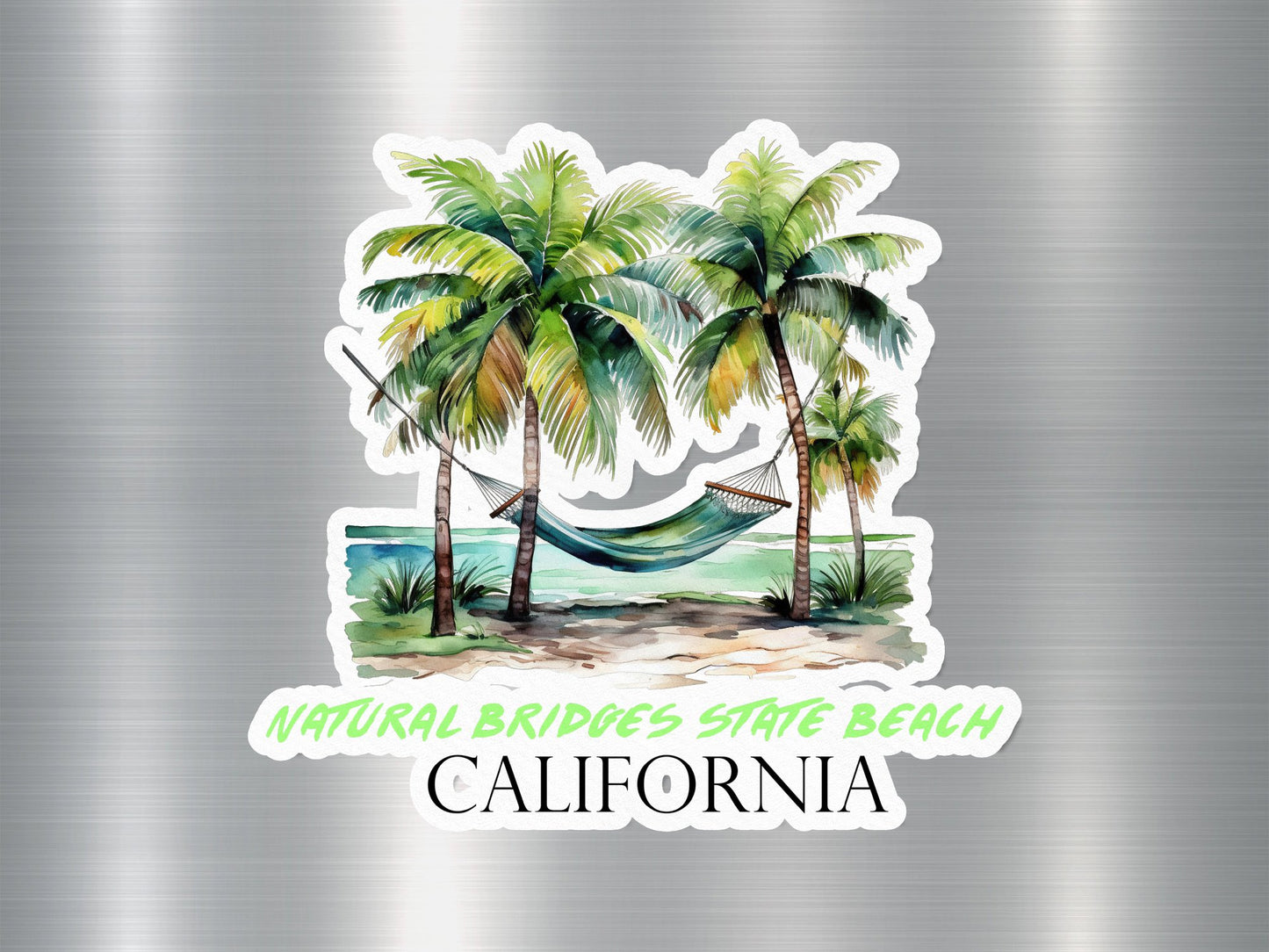Wholesale Natural Bridges State Beach California Hammock Sticker