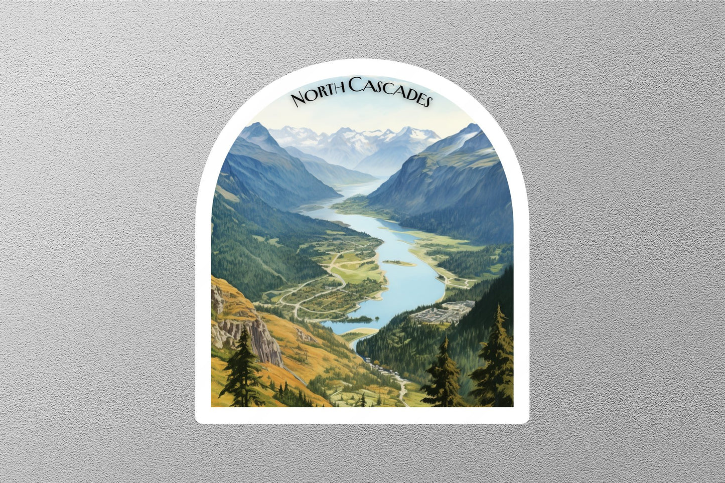 Wholesale North Cascades 1 National Park Sticker
