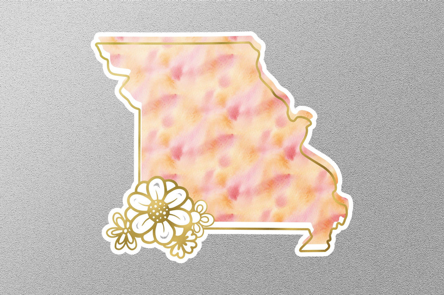 Wholesale Floral Missouri State Sticker
