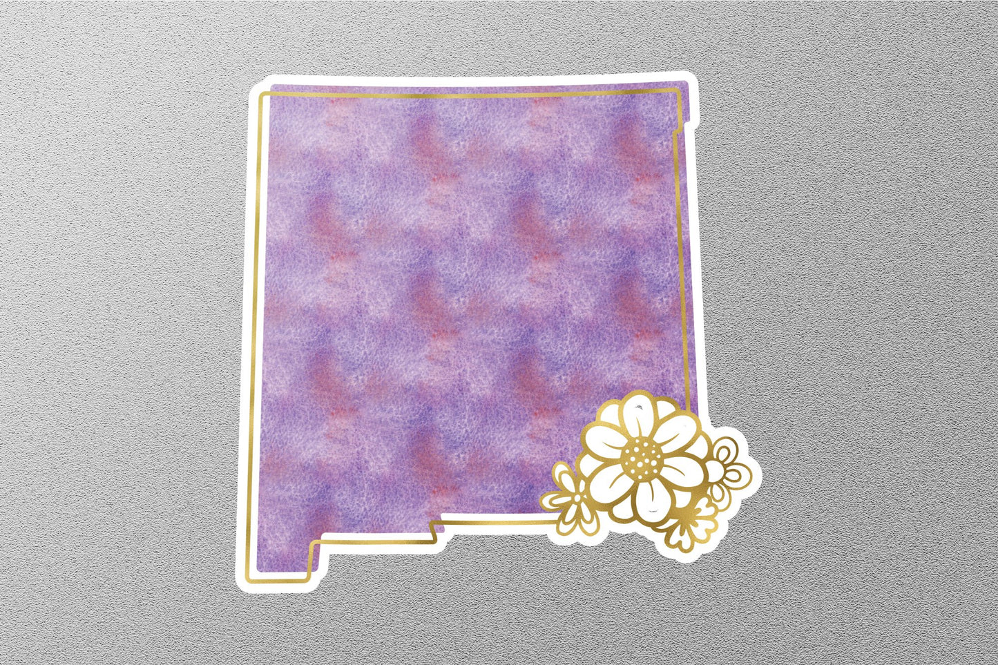 Wholesale Floral New Mexico State Sticker