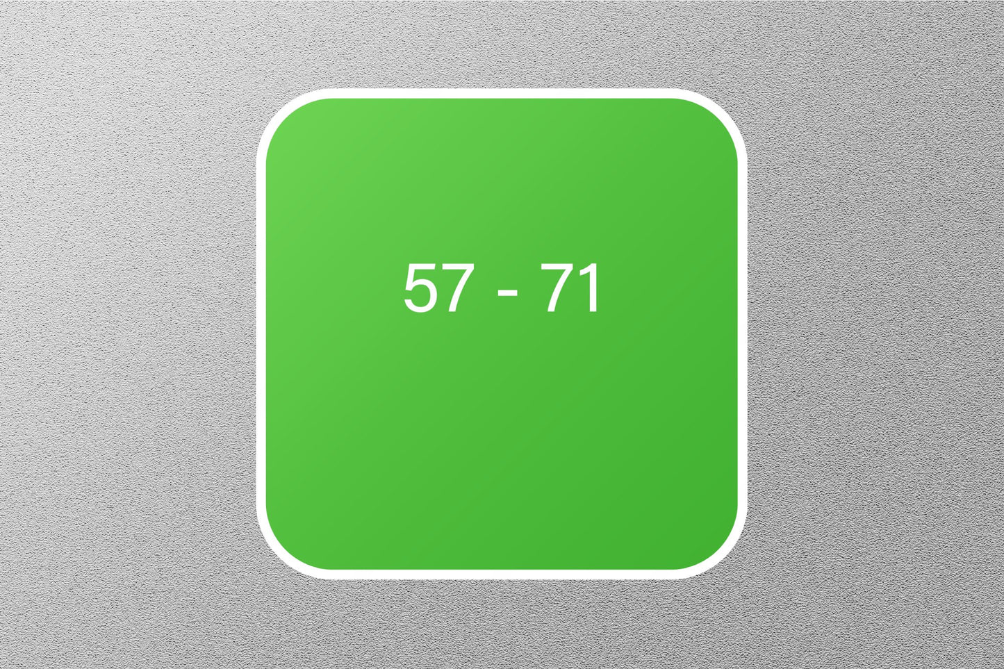 57-71 Periodic Element Sticker