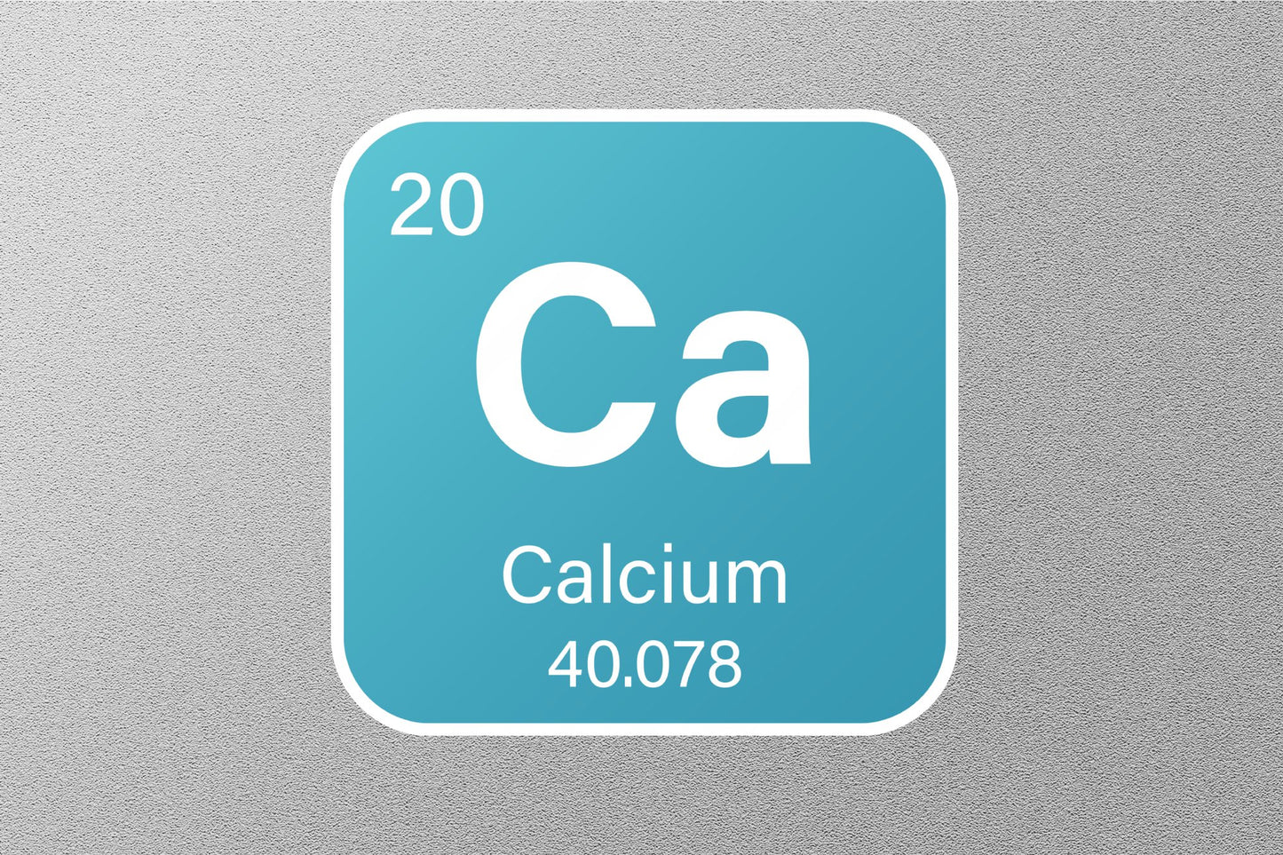 Calcium Periodic Element Sticker