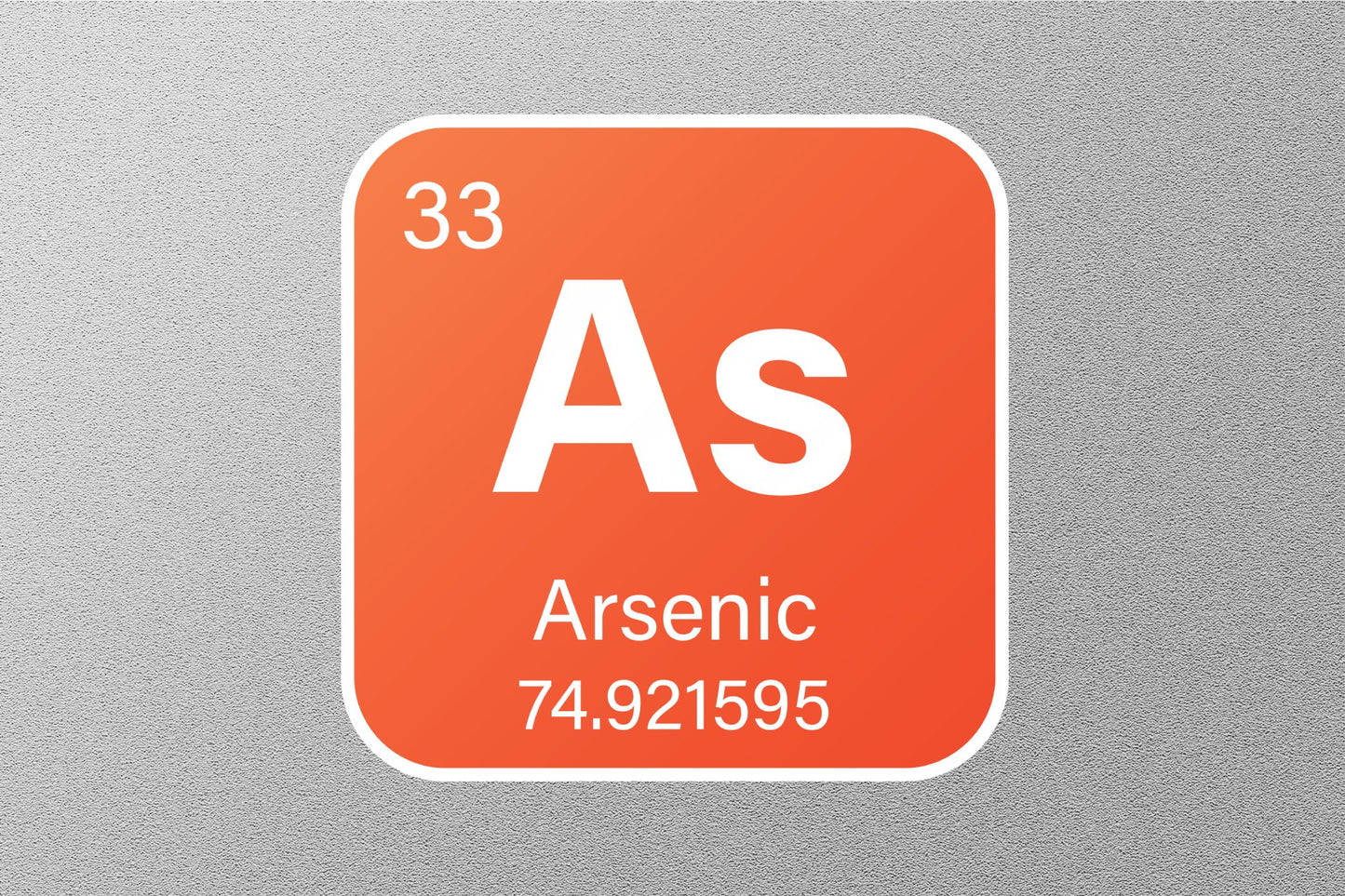 Arsenic Periodic Element Sticker