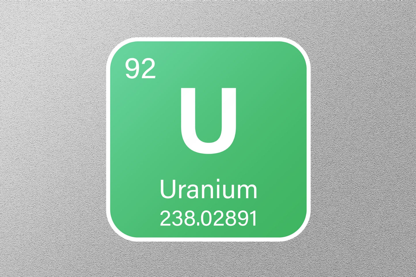 Wholesale Uranium Periodic Element Sticker