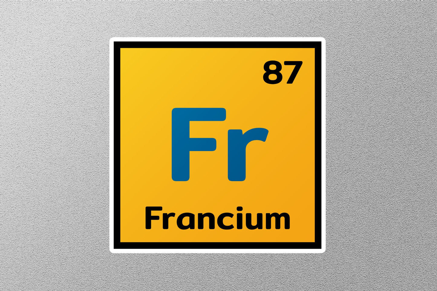 Francium Periodic Element Sticker