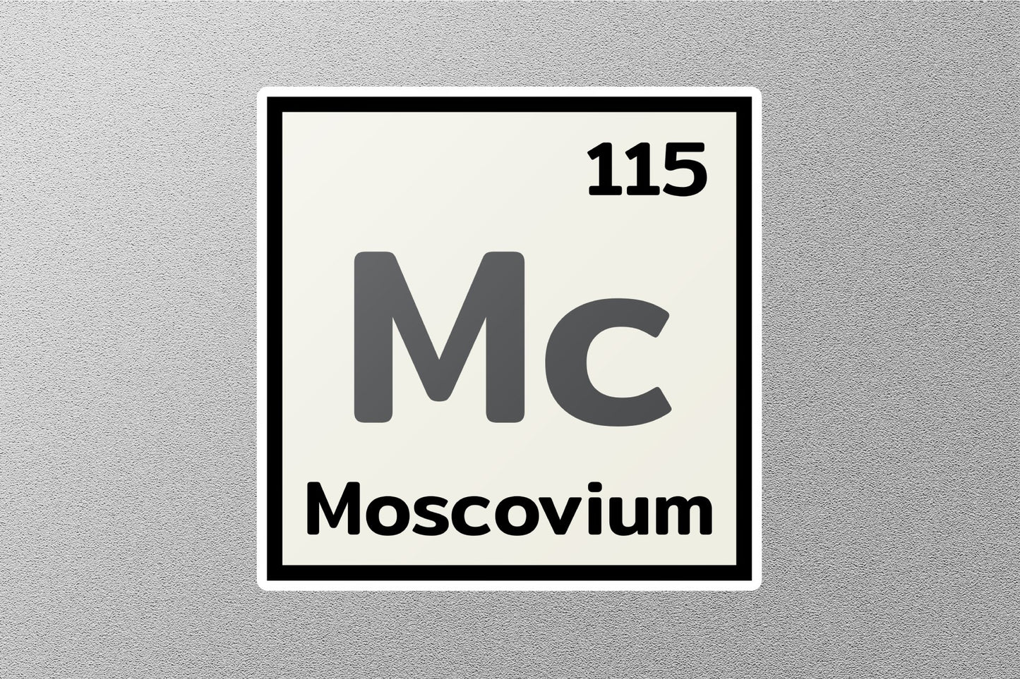 Wholesale Moscovium Periodic Element Sticker