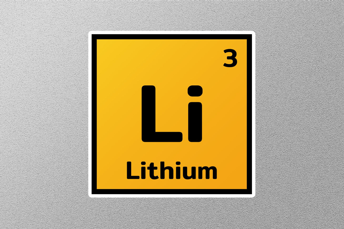 Wholesale Lithium Periodic Element Sticker