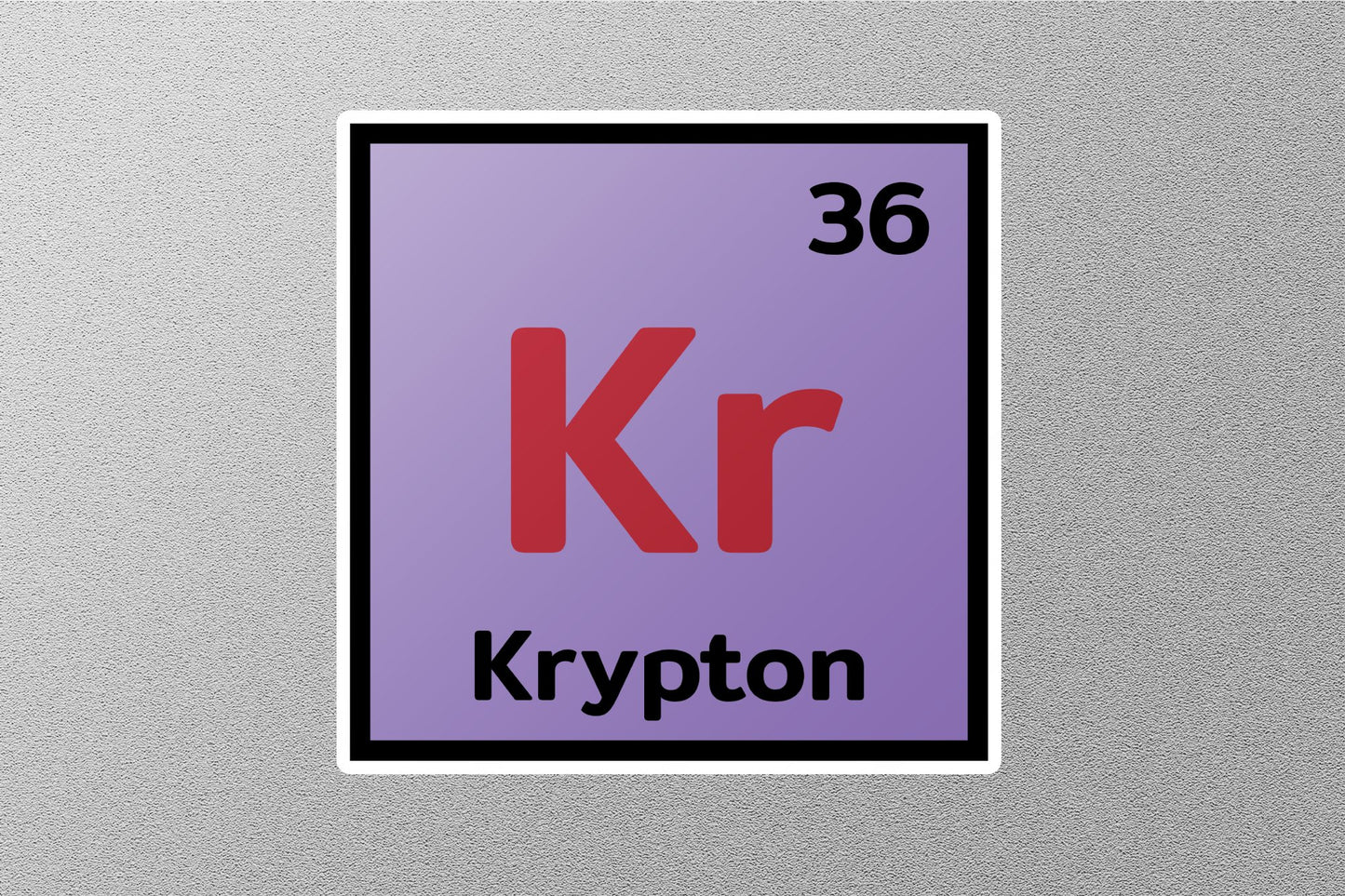 Wholesale Krypton Periodic Element Sticker