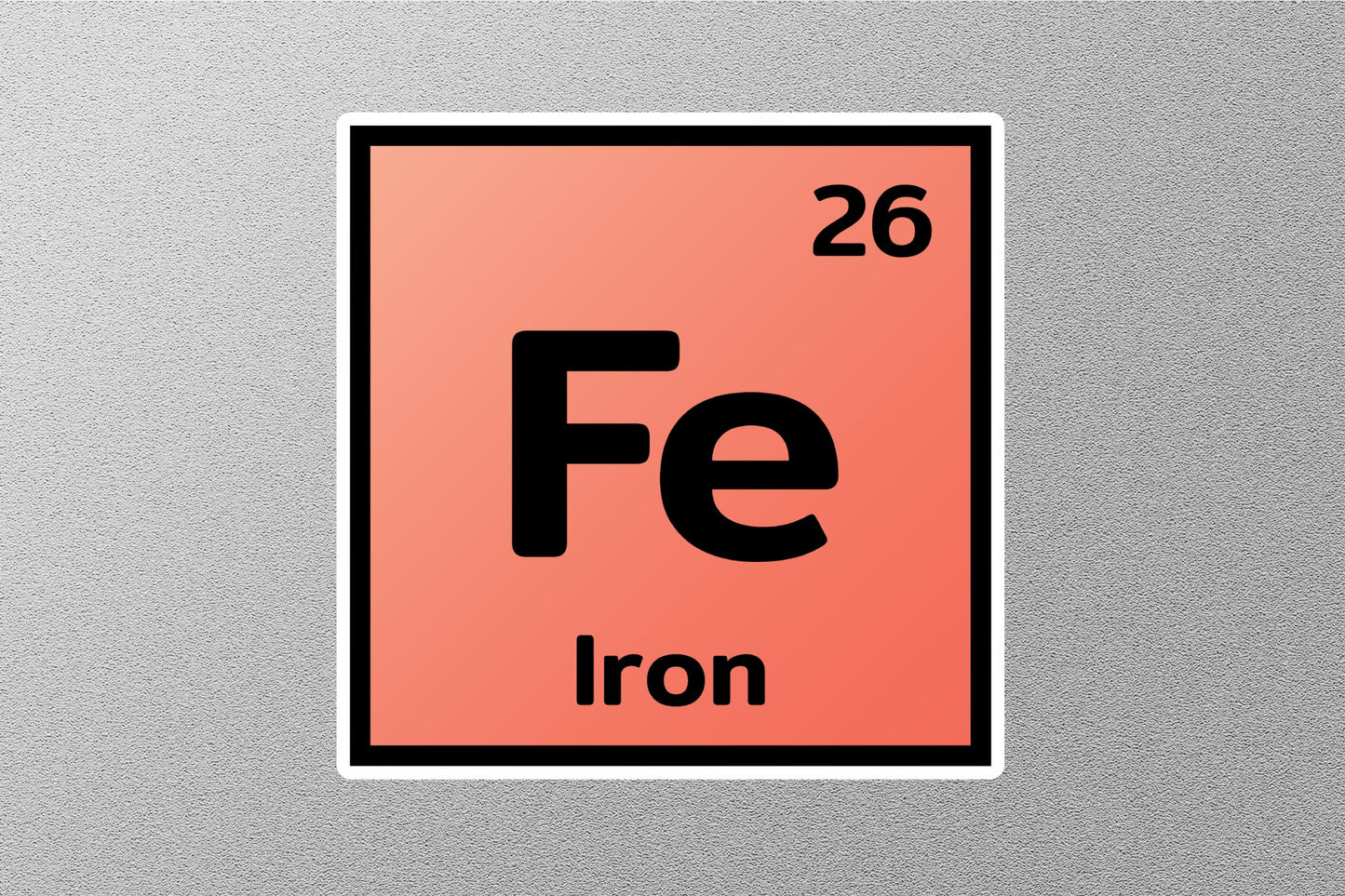 Wholesale Iron Periodic Element Sticker